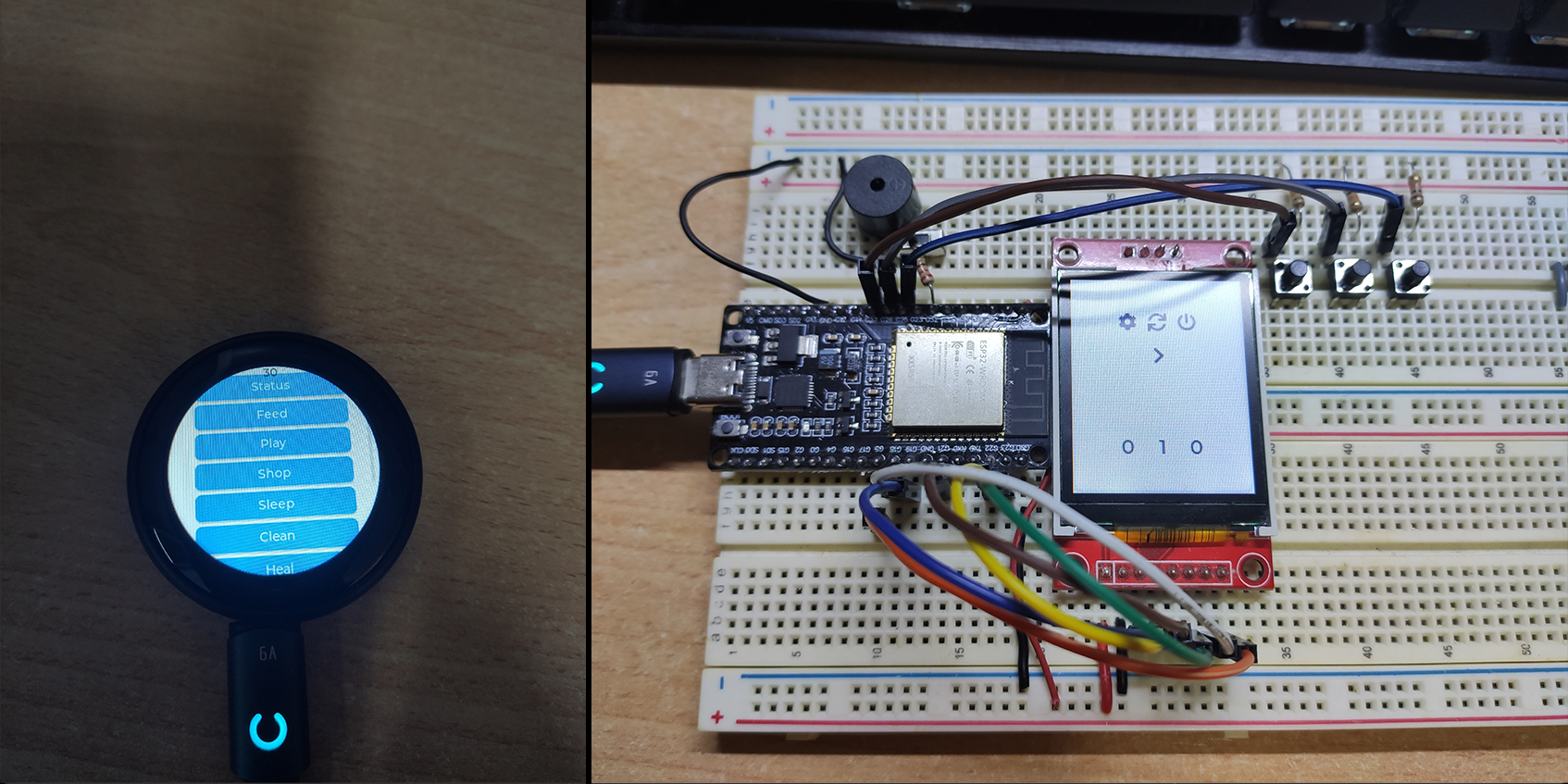 Clon de Tamagotchi con ESP32 y LVGL